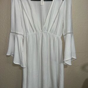 Amazon White Midi Dress